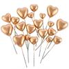 20PCS Glitter Balls Cake Topper Balls DIY Craft Glitter Cake Toppers  For Wedding Celebration