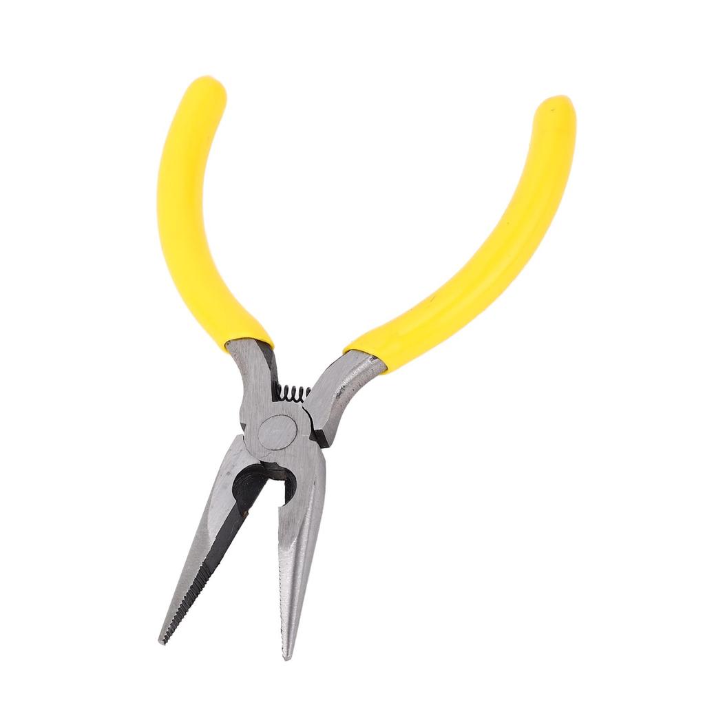 5 Inch Needle Nose Pliers Rustproof High Carbon Steel Pliers with Skid Resistant Ergonomic Rubber