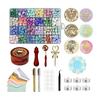 Sealing Stamp Sealing Wax Set [Light Color 24 Color Set] Head Wax Seal, Large Volume of Wax, Letter, Stationery, Seal, Envelope, Invitation,