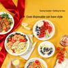 Meiliya Disposable Embossed Plastic Plates