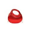 Acrylic Flap Shape Clutch Bag Gold Silver Blue Women Evening Party Cute Metal Shiny Purse Handbag 2025 Wholesale Clutch Bags Ins
