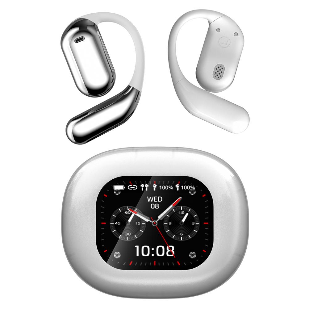 

Q16pro AI Translator Earbuds Touch Screen Open Ear Bluetooth 5.4 Headphones Voice Real-Time Language Translator Earphones