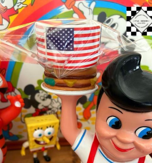 

[Б/У] Фигурка Splatoon с американским флагом