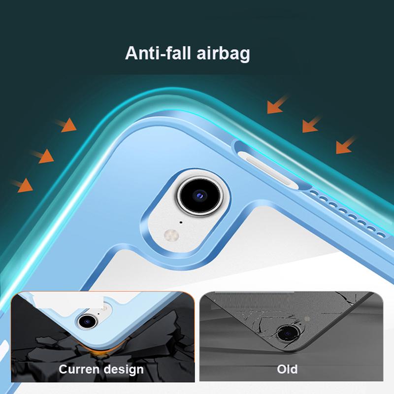 Husa cu separare magnetica pentru iPad Mini 6 9 Huse Husa de protectie tableta Piele acrilica transparenta iPad9 Mini6 10.5 2021