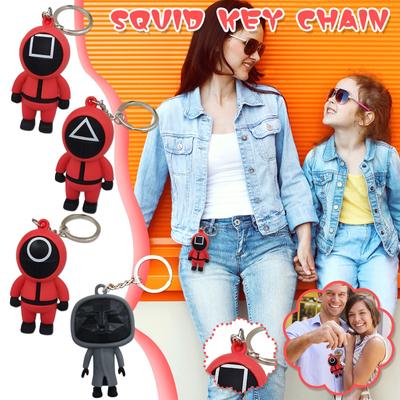  Cute Character Epoxy Keychain, DIY Handmade  Pendant,  Cosplay Decoration