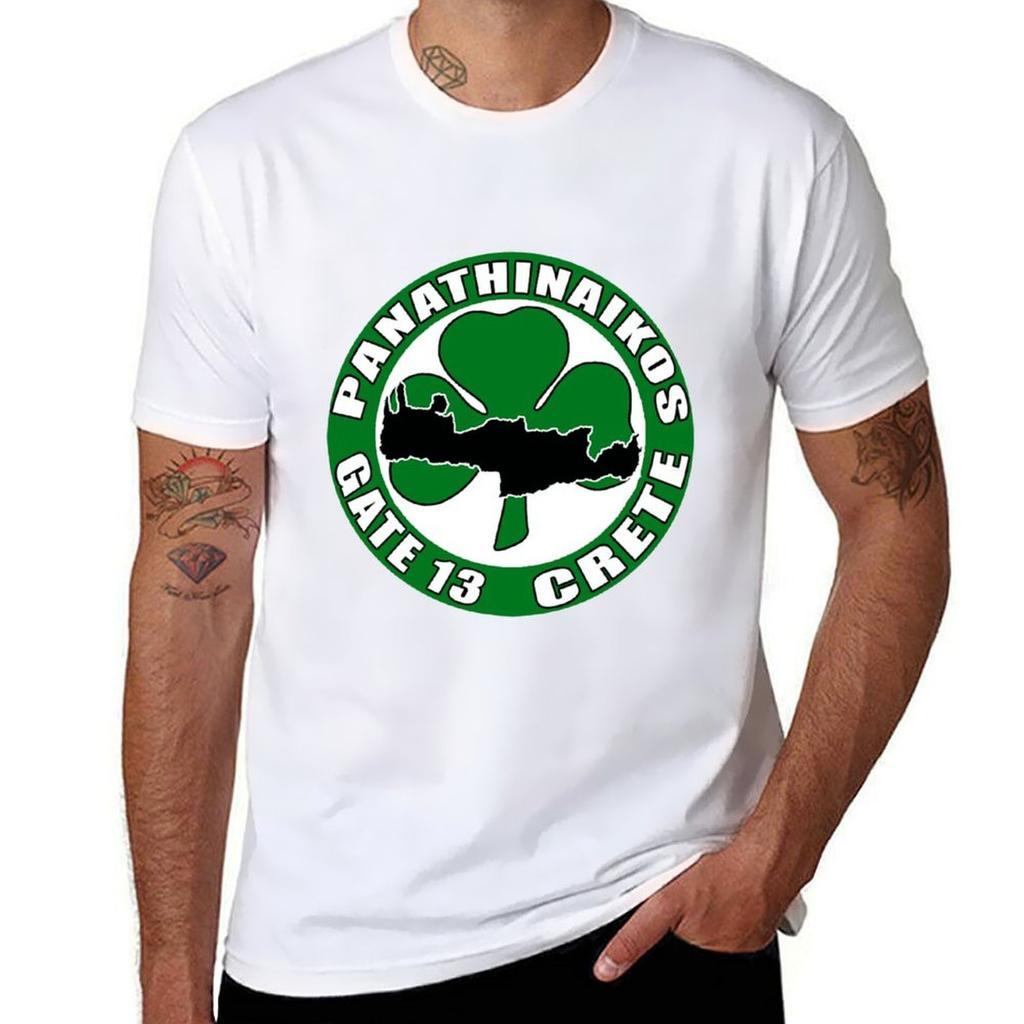 Panathinaikos Gate 13 Tshirt Nonshrink Basic Cotton Tshirt