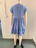 2026 European and American Women's V-neck Ruffle Hem Summer Dress