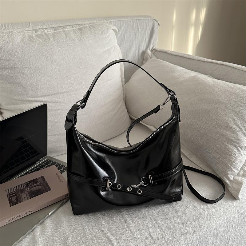 Retro High-End Achseltasche Damen Neue Einfache Pendler-Tragetasche Vielseitige Schulter-Umhängetasche