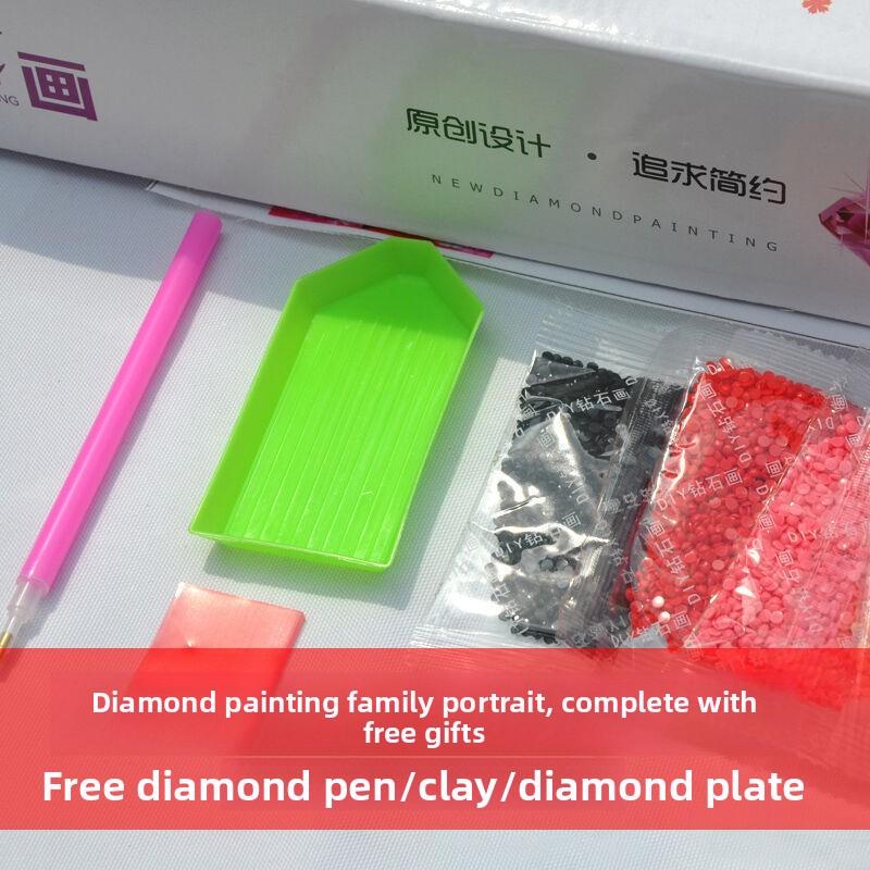 Alien Diamond Painting Living Room Small Lucky Cat Sticker Diamond Cross Stitch Dining Room DIY Masonry Embroidery