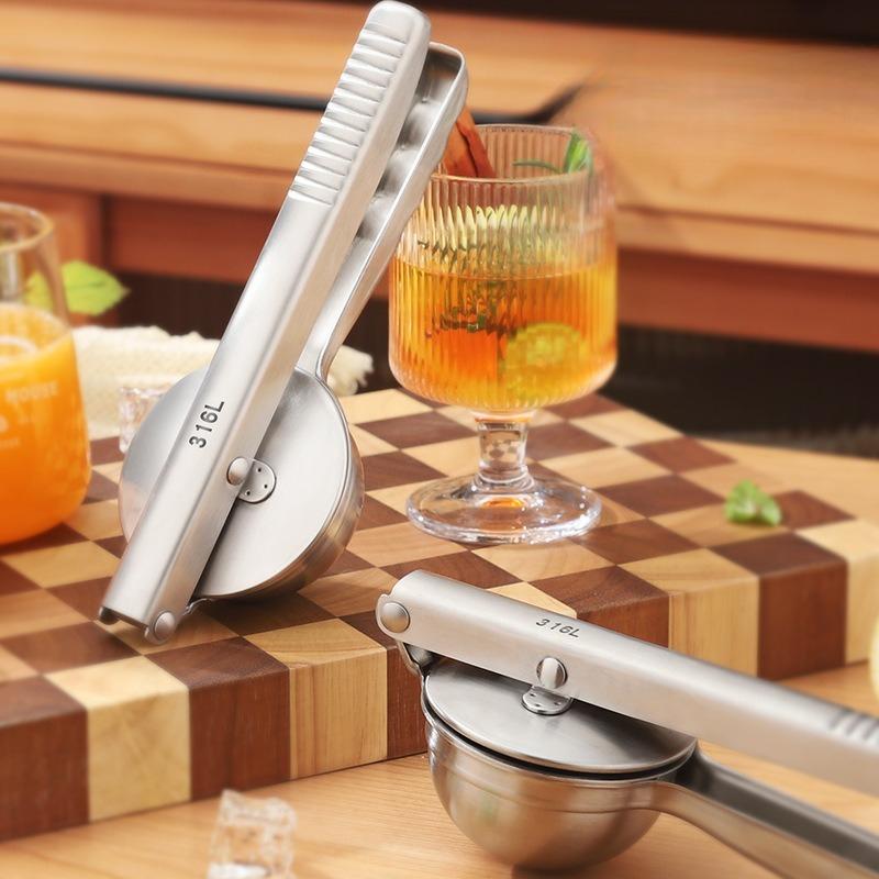 Stainless steel lemon juicer, household fruit pomegranate juicer, manual multi-purpose fruit clamp