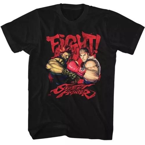Street Fighter Fight! T-shirt - Black Unisex T-Shirt S