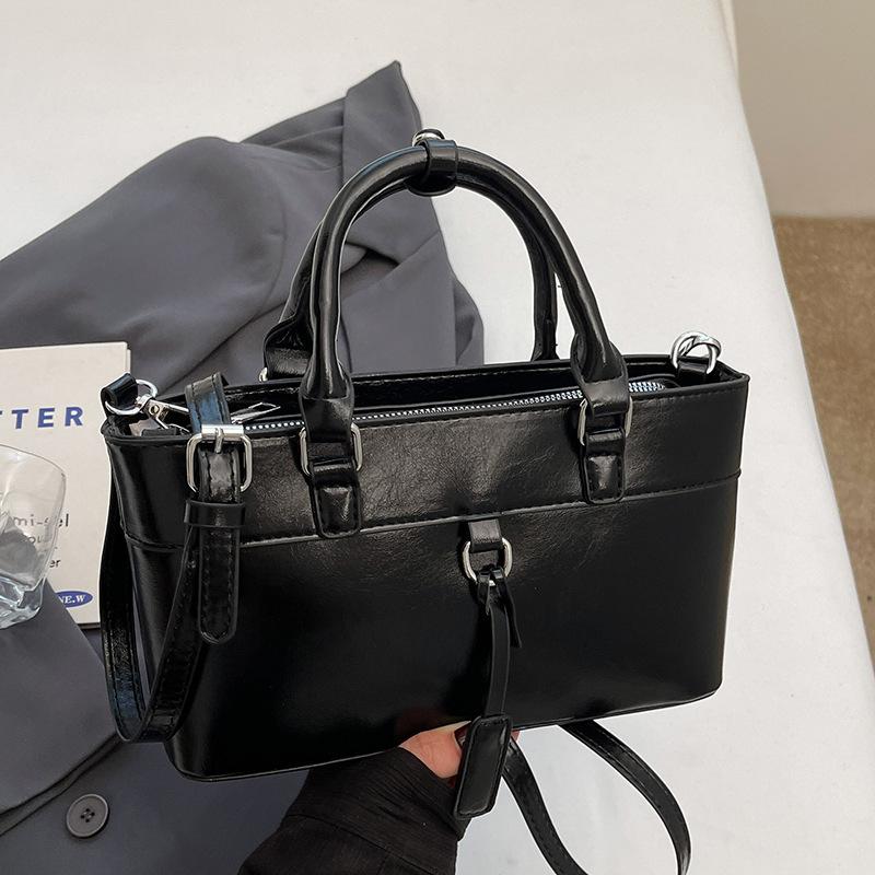 

Wholesale New Product Premium Texture Simple Portable Bucket Bag Niche Design Temperament Versatile Fashion Commuter Messenger Bag