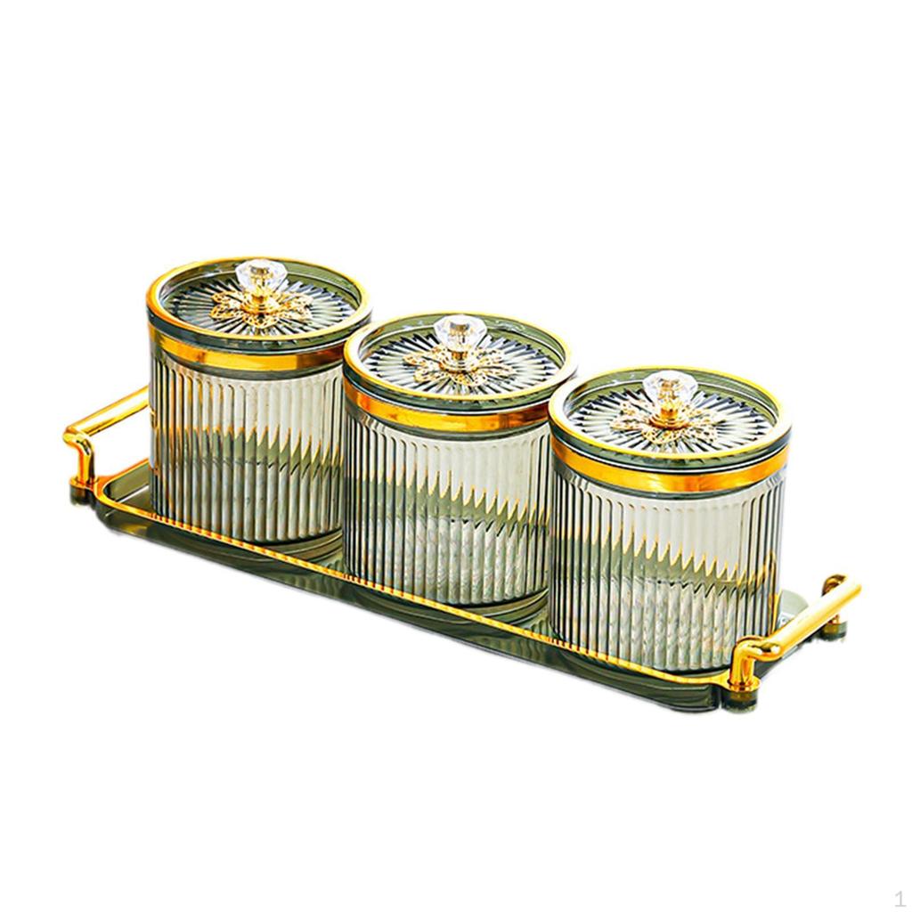 Dried Fruit Serving Dish with Lid for Snacks And Treats Storage