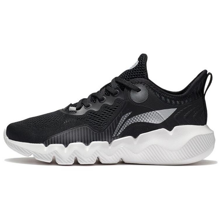 New LiNing Cushioning Anti Slip And Wear Resistant Low Top Casual Shoes Women's Black AGLS024-5