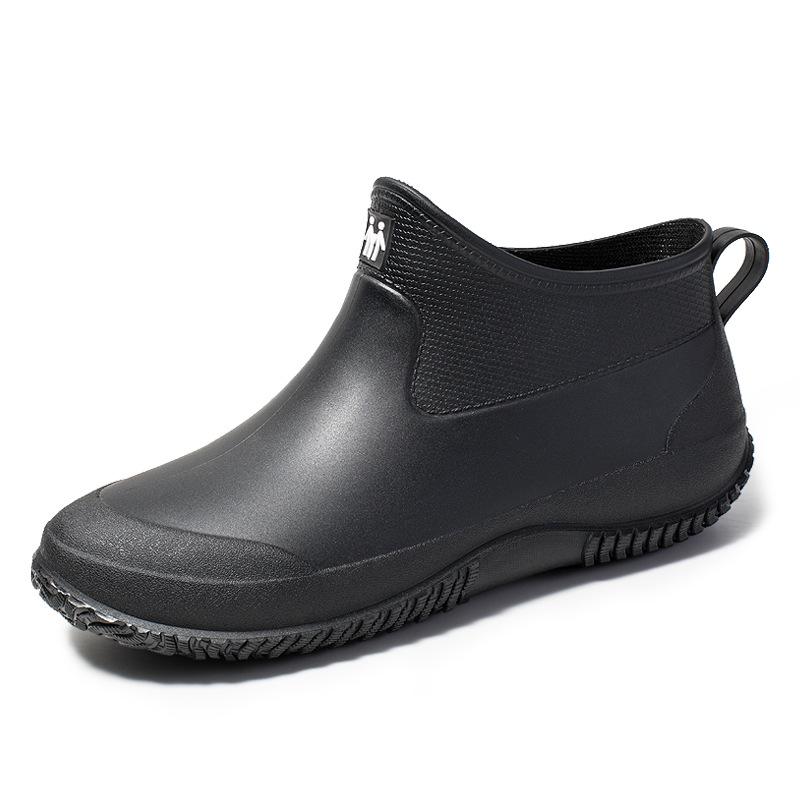 Cross-Border Fashion 2024: Unisex Waterproof Lightweight Rubber Rain Boots