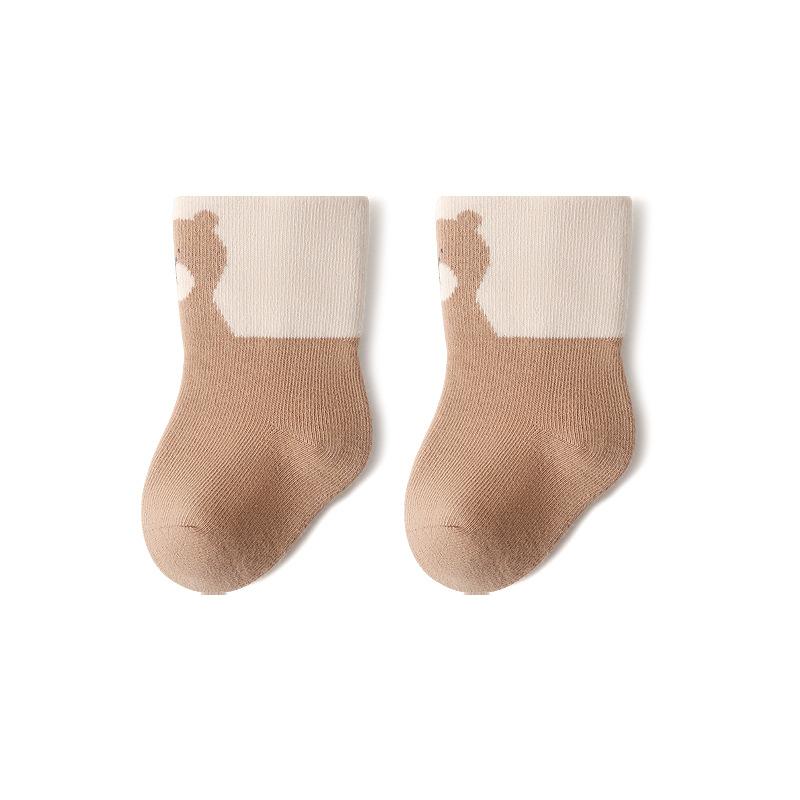 Wholesale High-Elastic Breathable Customizable Color Unisex Baby Socks