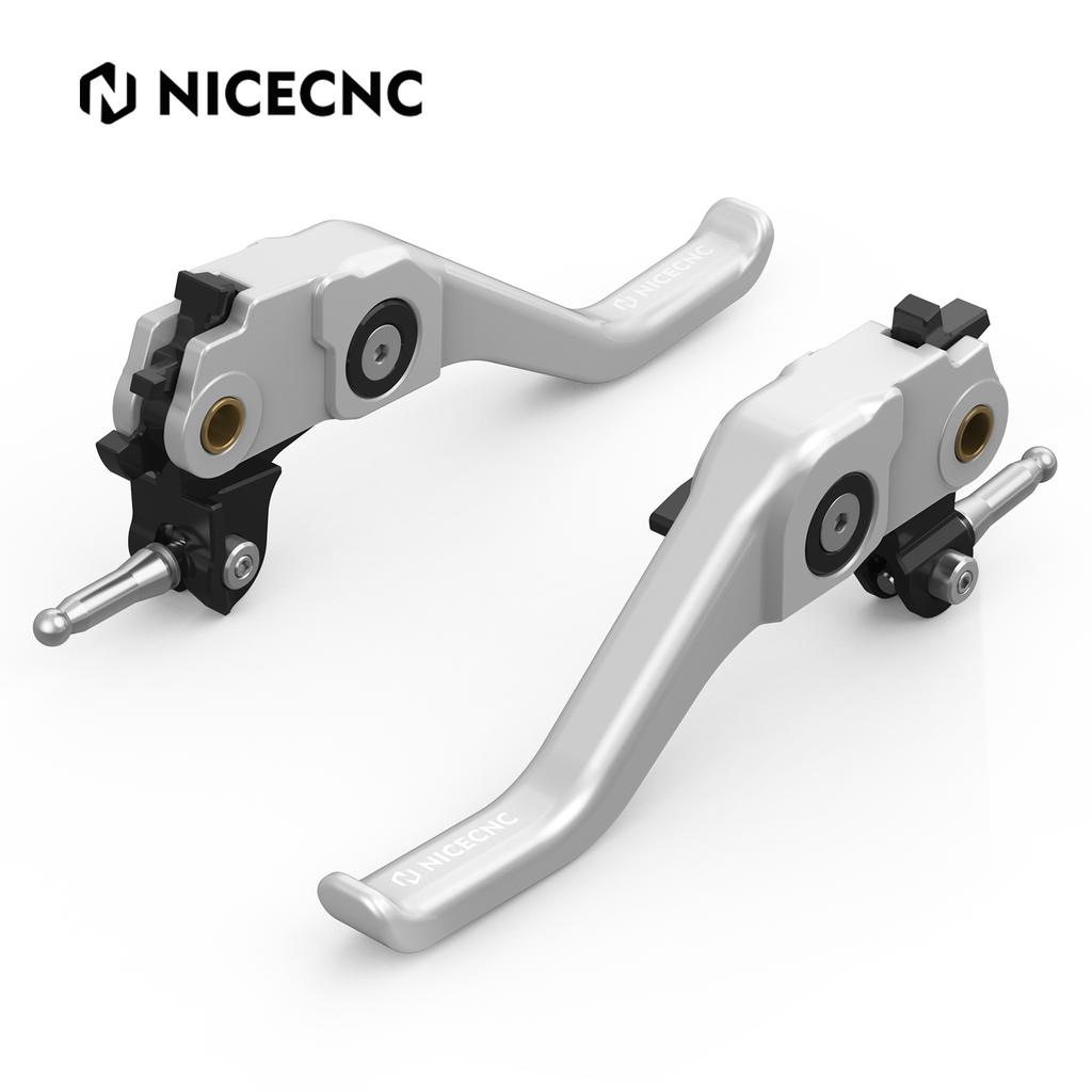 NICECNC Easy Pull Shorty Clutch Brake Lever for BMW R1250GS Adventure R1250R R1250RS R1250RT 2018 2019 2020 2021 2022 2023 2024