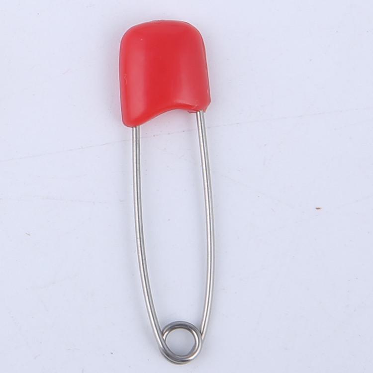 Smiling Face Baby Safety Pins, Plastic, Medium (40mm) & Large (55mm)