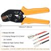 SN-48B Wire Crimping Pliers 0.5-2.5mm2 Insulated Terminal Crimping Pliers Multifunctional Crimping Pliers for Various Types of Crimping Terminals
