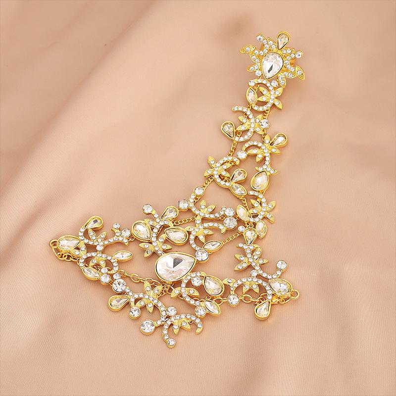 Elegant European  American Cross-Border Bridal Bracelet and Evening Gown Accessory