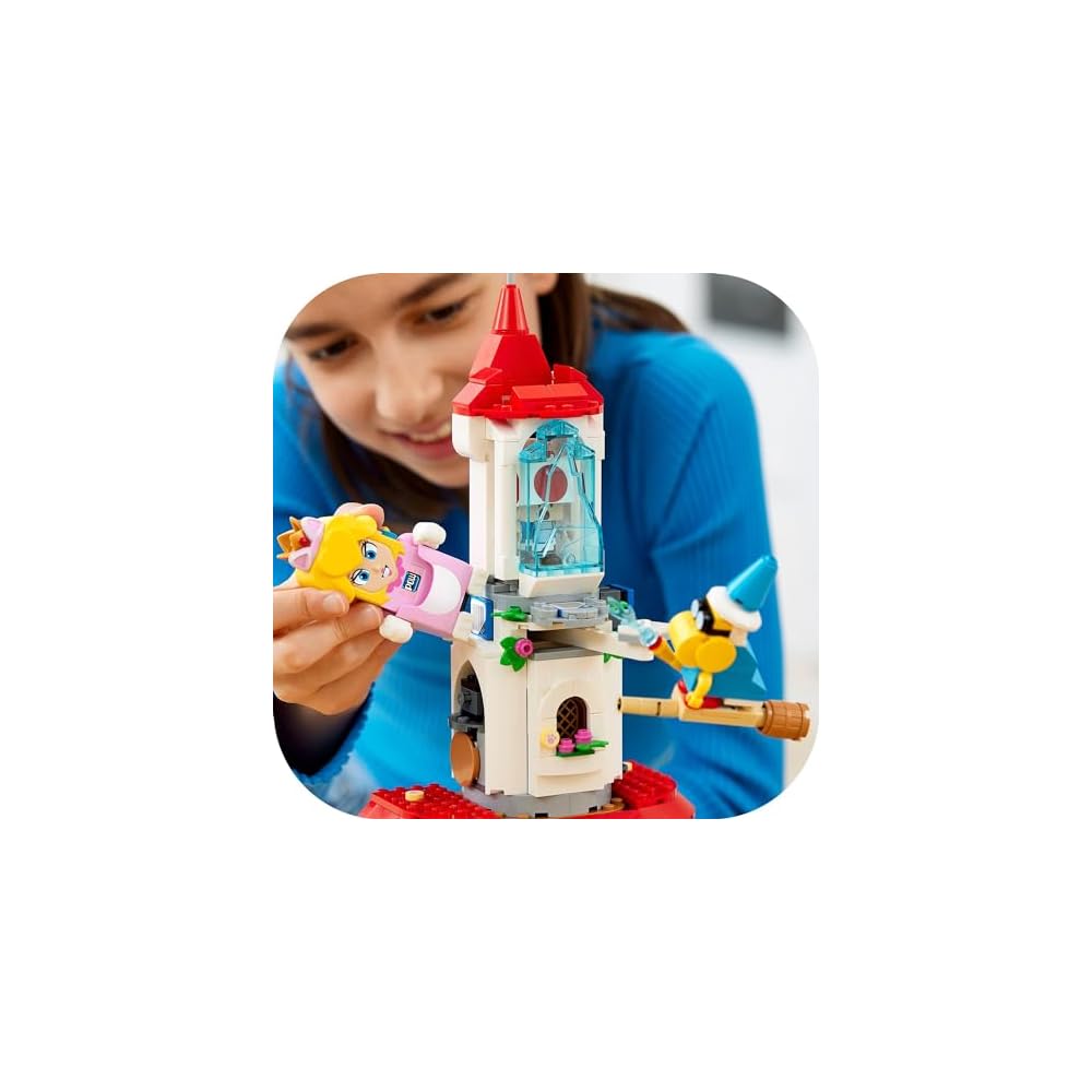 LEGO Super Mario Cat Peach Power-Up Frozen Tower Challenge 71407 Building Blocks Toy for Kids Ages 7 and Up