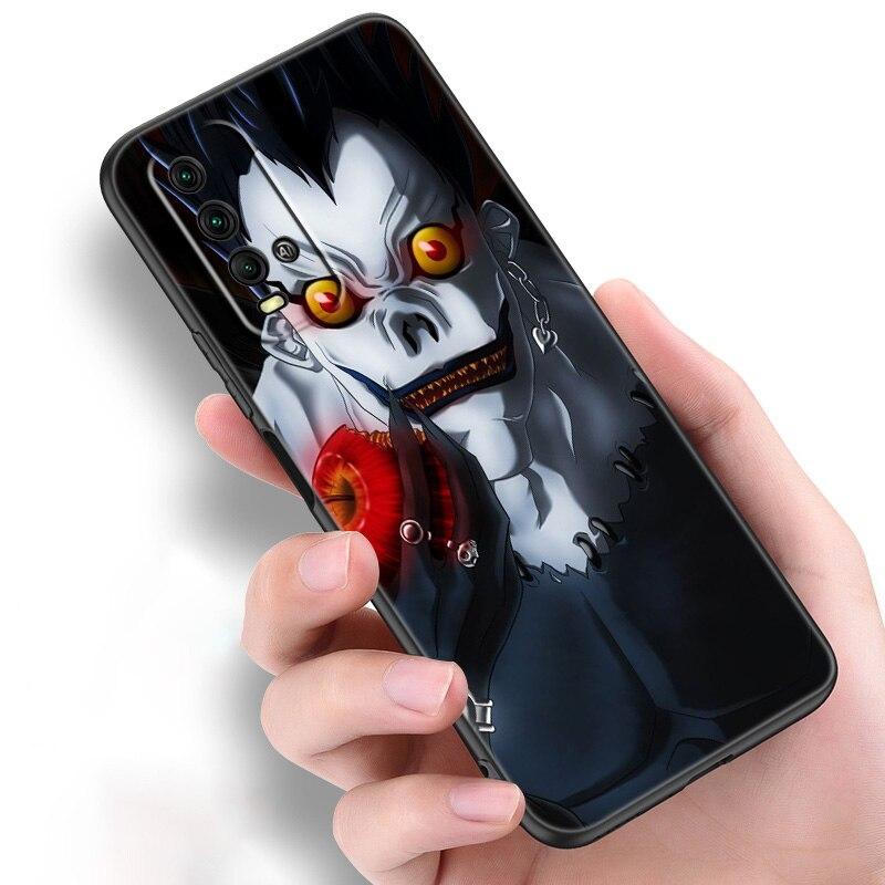 Anime Manga Death Note Ryuk Silikon Handyhülle Für Xiaomi Redmi Note 11 10 9 8 Pro 11T 10T 10S 9S 8T 9 9A 9C 9T Schwarze Hülle