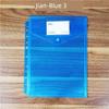 11-Hole Loose-Leaf Bag A4 Folder Protecting Bag Portfolio Contract Information Bag Certificate ID Storage Bag Examination Paper Bag
