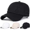 Unisex Baseballkappen mit Löchern Frühling Herbst Outdoor Verstellbar Lässige Hüte Sonnenschutzhut Sportkappe