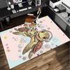 Underwater Two Sea Turtles Office Rug Chair Mat, Entryway Carpet, Suitable for Front Door, Bedroom, Living Room, Desk, Holiday Gift