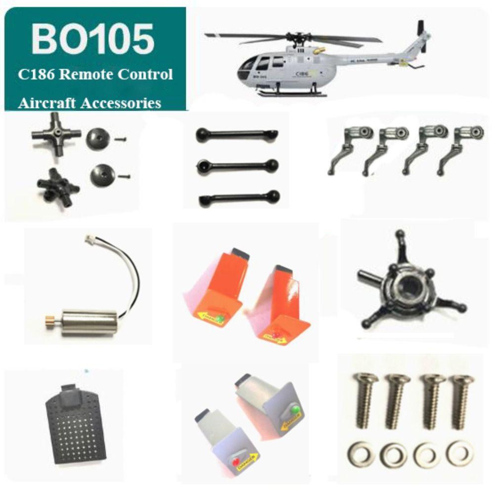 

Black C186 Remote Control Universal Rotor Head Group New Horizontal Axis Screw Set 2