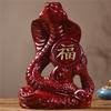 Wooden Zodiacs Snake Figurines with Bobbing Ornament Wealth Attraction 2025 Chinese Snake New Years Decoration