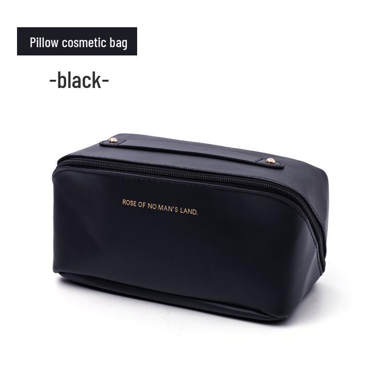 

Cream Cloud PU Travel Makeup Bag – Large Capacity, Portable, INS Style