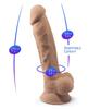 Silexd - Realistic Dildo with Veins, Glans and Testicles, Flesh Color, 18.8cm