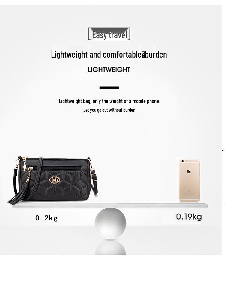 2024 Women's Multi-Layer Embroidered Shoulder Bags - Hot-Selling, Stylish Messenger Bags