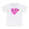Cross-border American Trendy Brand Bestseller Heart-shaped Unisex 3D Printed Crew Neck Simple Casual Loose Short-sleeve T-shirt