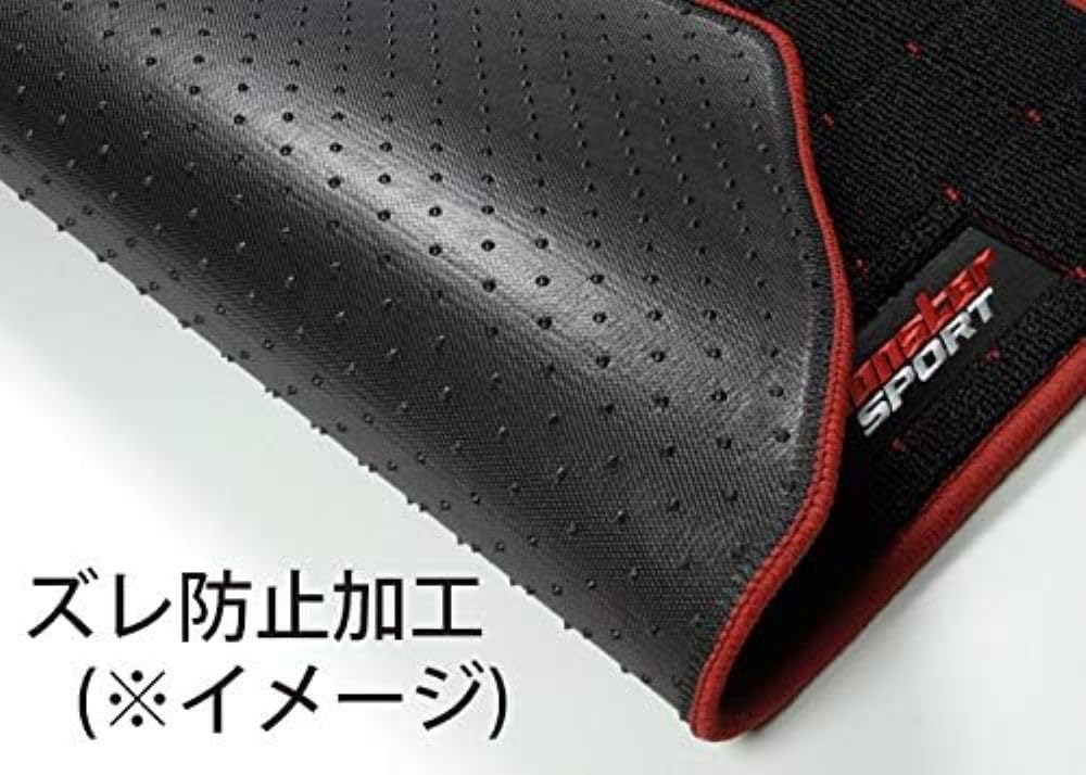 MONSTER SPORT Floor Mats for Jimny Nomad Black x Red [JC74W] (AT) - - 894550-5640M