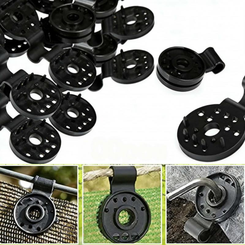 100-200Sheet Sunshade Net Fixed Clip Wind and Rain Resistant Locking Ring Durable and sturdy outdoor sunshade accessory