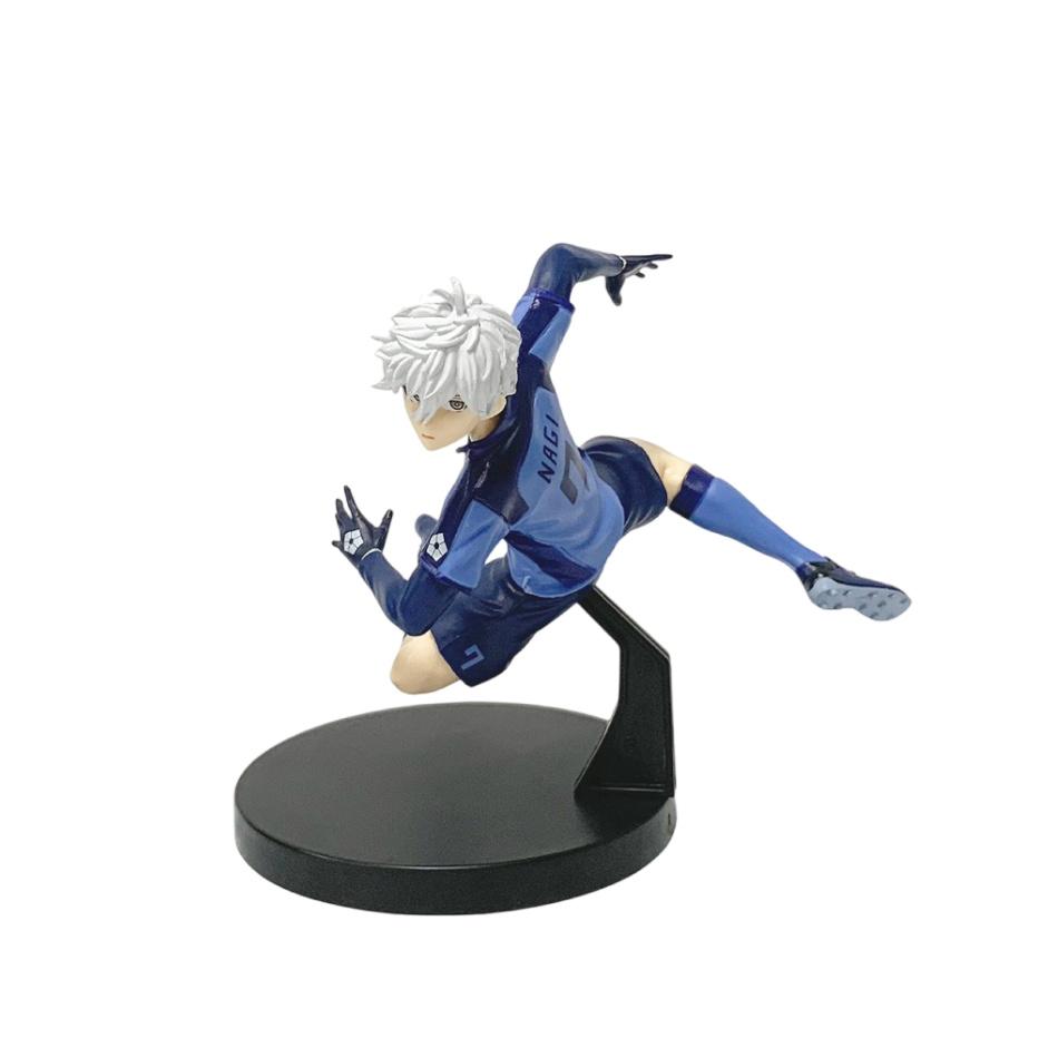 Anime BLUE LOCK Football Figures Isagi Yoichi Chigiri Hyoma Nagi Seishiro Mikage Reo Action Figure PVC Desktop Model Plaything Presents