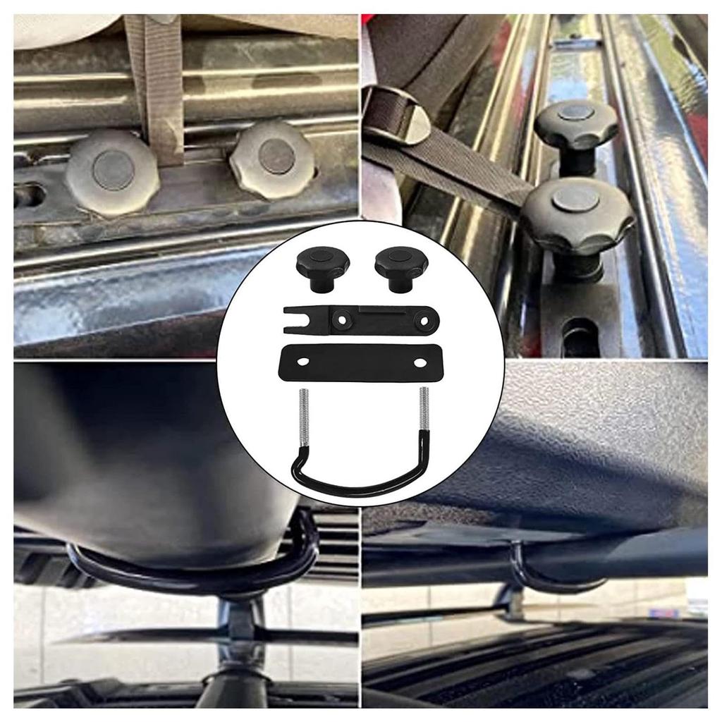 Střešní nosič svorka, Střešní box U-šroubová svorka - 4 Střešní nákladní box svorka