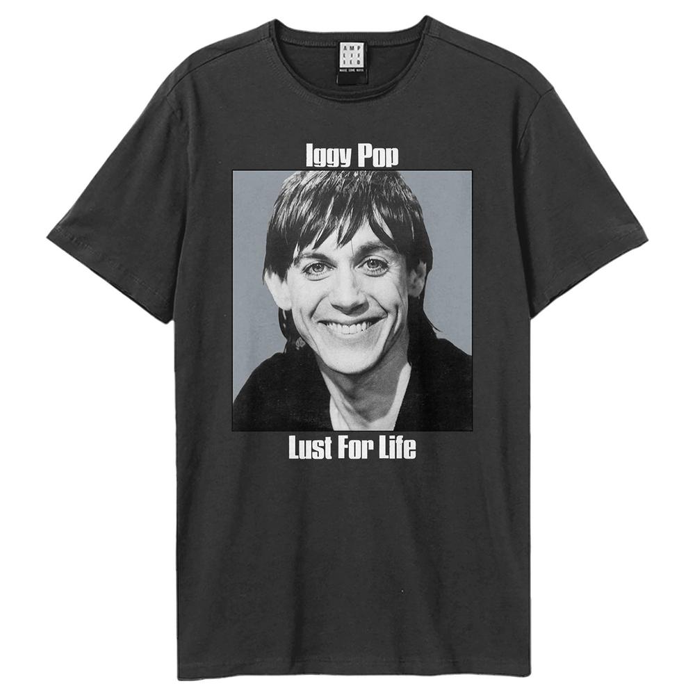 Amplified Unisex Adult Lust For Life Iggy Pop T-Shirt