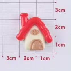 Kawaii Style Autumn Squirrel Mushroom House Mappe Leaf Theme Resin Cabochons Artificial Souvenir