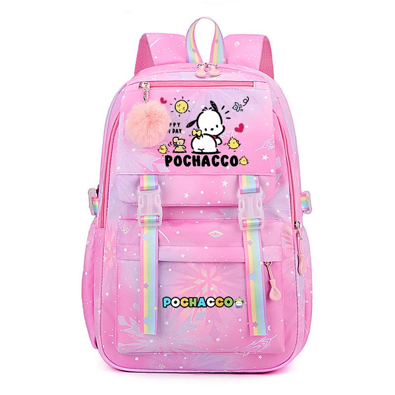 Pochaco Pacha Dog Cartoon Cute Backpack Sweet School Style Schoolbag