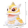 ABS Solar Nodding Lion Car Ornament Sunlight Swing Car Statue  Automotive Desktop Figurine