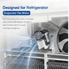 Metal Refrigerator Evaporator Motor Repair Kits Replacement Part for Popular Brands Ensures Smoothly and Low Noise Operation