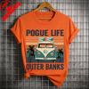 Vintage 90s Bootleg Style Pogue Life Outer Banks Gifts for Man and Women Unisex TShirt Hipster Street Fashion Shortsleev