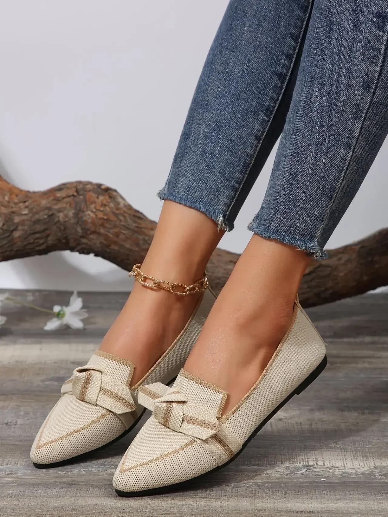 

Женская обувь с леопардовым принтом, балетки с острым носком, повседневные лоферы на плоской подошве, ретро-обувь, женская обувь для ходьбы, спортивная обувь Zapatillas Mujer 41