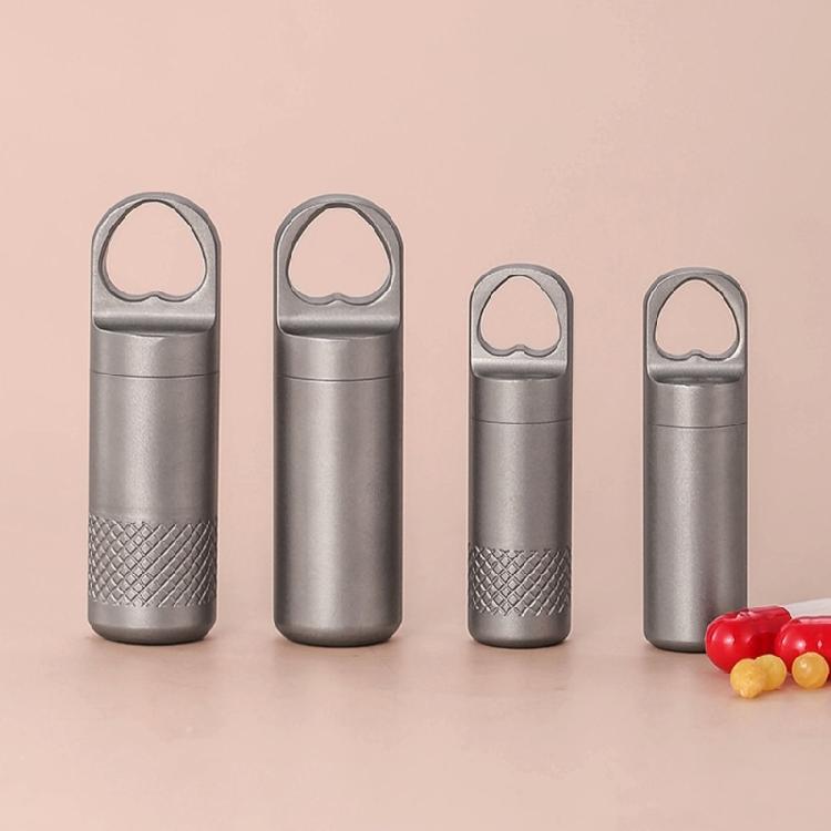 Medicine Box Case Keychains Pills Holder Waterproofs Container Bottles for Travel Purse Wallet Pocket Easy to Carry