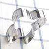 2pcs 3D Tooth Shape Cookie Cutter Stainless Steel Biscuit Tools Baking Cookies Molds Kitchen Cake Decorating Bakeware