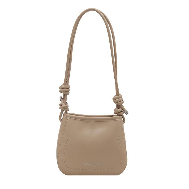 Fashion, lightweight and casual solid color new simple shoulder bag high texture versatile portable messenger bag women