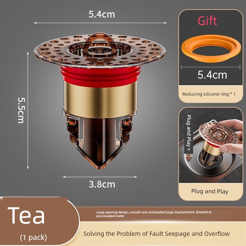 Magnetic Suction Fault Floor Drain Extension Pipe Toilet Sewer Dislocation Long Inner Core Insect-Proof Odor Preventer Neutral